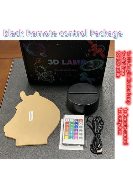 Raphtalia Şekil 3D Rgb LED Gece Lambası Anime Odası (Yurt Dışından)
