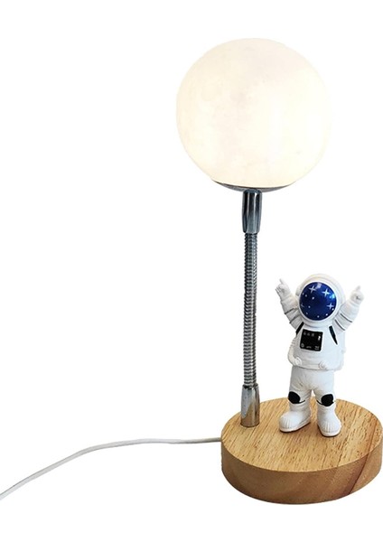 3D Ay Astronot Masa Lambası LED 7 Renk Ubs Tel C (Yurt Dışından)