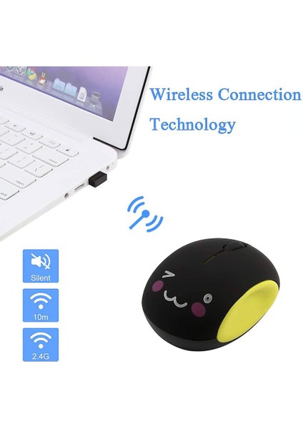 2.4ghz Kablosuz Fare Sevimli Küçük Sessiz Fare Taşınabilir Mini Şarj Edilebilir Optik Fareler Karikatür Bilgisayar Faresi 3 Düğmeler Dizüstü Bilgisayar Deskt Için Akülü Fare (Yurt Dışından) fiyatları