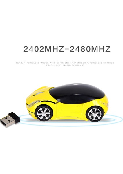 Kablosuz Spor Araba Fare Ergonomik 1200 Dpı Araba USB Fare Optik Fareler Mause Bilgisayar Pc Dizüstü Bilgisayar Oyunları Için Fare Dropshipping (Yurt Dışından) fiyatları