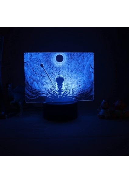 3D Berserk Guts Gece Lambası Anime Illusion LED Lam (Yurt Dışından)
