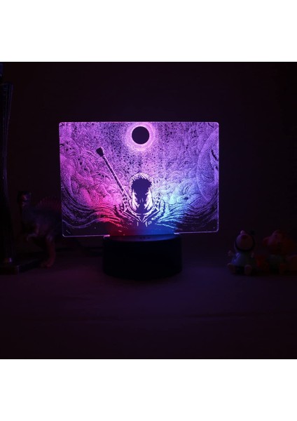 3D Berserk Guts Gece Lambası Anime Illusion LED Lam (Yurt Dışından)