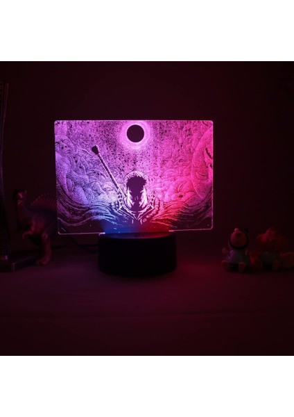 3D Berserk Guts Gece Lambası Anime Illusion LED Lam (Yurt Dışından)