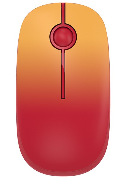 Moda Degrade Renk Pembe Mavi 2.4g Kablosuz Fare Bilgisayar Fare Oyun Pc Dizüstü Için 1600 Dpi Sessiz Ergonomik Mause (Yurt Dışından)