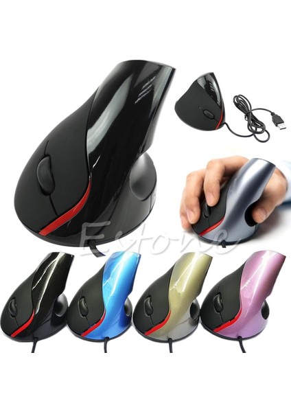 Dizüstü Ergonomik Tasarım Bilek Şifa Bilgisayar Pc Için USB Dikey Optik Fare (Yurt Dışından) fiyatları