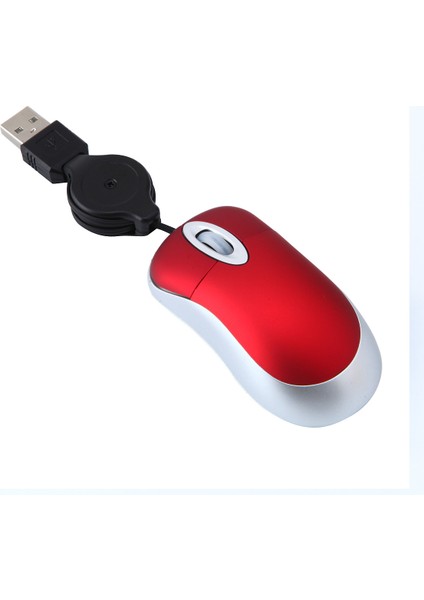 Geri Çekilebilir Kablo Mini Fare Dizüstü Veya Masaüstü Için Ofis Ev Faresi, Optik Sensör ve 1200 Dpı ile Kablolu USB Bilgisayar Faresi - Pc Windows Chromebook M Için Rahat Kablolu Fare (Yurt Dışından)