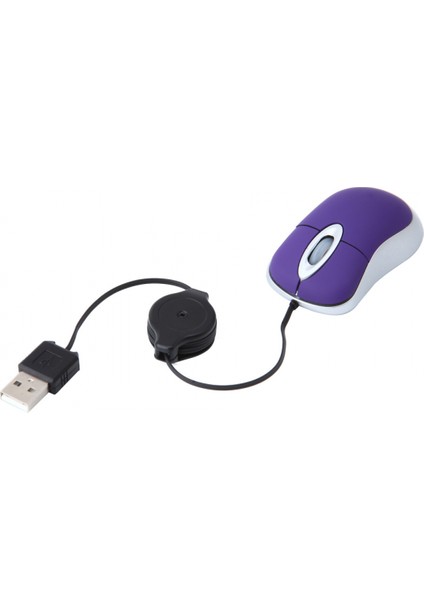 Geri Çekilebilir Kablo Mini Fare Dizüstü Veya Masaüstü Için Ofis Ev Faresi, Optik Sensör ve 1200 Dpı ile Kablolu USB Bilgisayar Faresi - Pc Windows Chromebook M Için Rahat Kablolu Fare (Yurt Dışından)