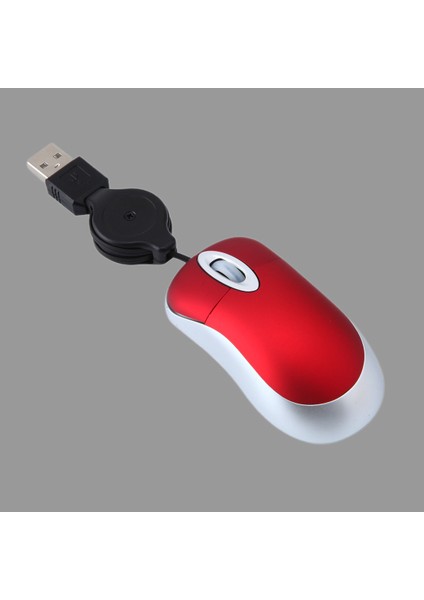 Geri Çekilebilir Kablo Mini Fare Dizüstü Veya Masaüstü Için Ofis Ev Faresi, Optik Sensör ve 1200 Dpı ile Kablolu USB Bilgisayar Faresi - Pc Windows Chromebook M Için Rahat Kablolu Fare (Yurt Dışından)