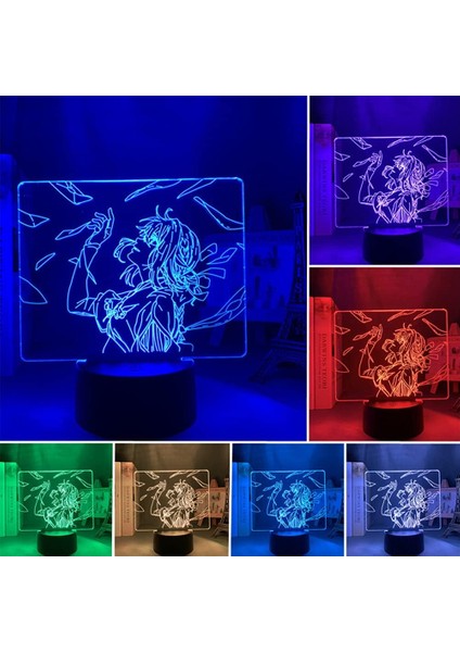 Anime Işık Roman Şekil USB 3D LED Işık M (Yurt Dışından)