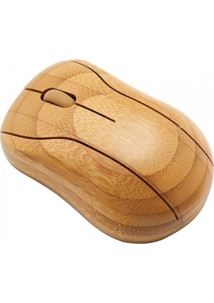Dizüstü Bilgisayar, Pc, Dizüstü Bilgisayar, Bilgisayar, Macbook Sarı Için USB Alıcılı Kablosuz Optik Bambu Fare (Yurt Dışından)