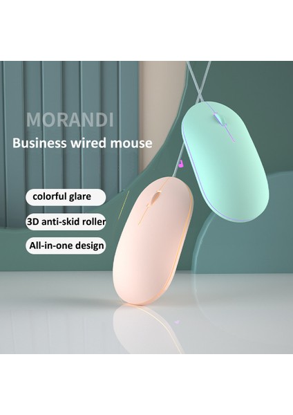 Hkxa Kablolu Fare Sevimli Mini Rgb Arkadan Aydınlatmalı Fare Tasarım Ergonomik Mause USB 1600 Dpı Optik Fare Yaratıcı Bilgisayar Pc Laptop Için (Yurt Dışından) fiyatları