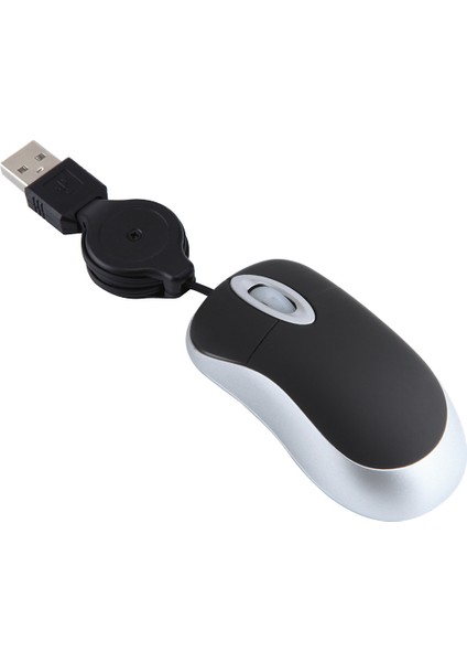 Geri Çekilebilir Kablo Mini Fare Dizüstü Veya Masaüstü Için Ofis Ev Faresi, Optik Sensör ve 1200 Dpı ile Kablolu USB Bilgisayar Faresi - Pc Windows Chromebook M Için Rahat Kablolu Fare (Yurt Dışından)
