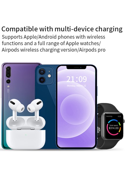 30W 3 In 1 Kablosuz Şarj Standı iPhone 14 13 12 11 Apple Watch Pro Iwatch 8 7 Katlanabilir Hızlı Şarj Istasyonu (Yurt Dışından) fiyatları