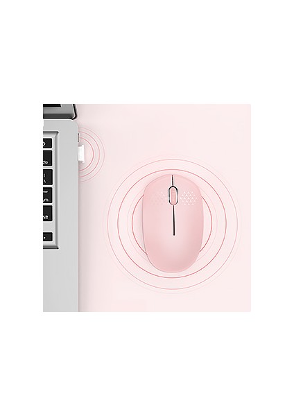 Kablosuz Fare, USB Alıcılı 2.4g Gürültüsüz Fare - Pc, Tablet, Dizüstü Bilgisayar, Windows Sistemli Dizüstü Bilgisayar Için Seenda Taşınabilir Bilgisayar Fareleri - Pembe ST-001 (Yurt Dışından)