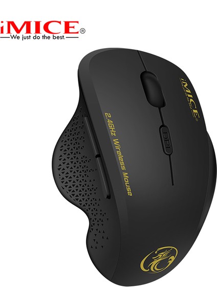 Kablosuz Fare Ergonomik Bilgisayar Faresi Oyun Pc USB Alıcılı Optik Mause 2.4 Ghz Mini Kablosuz Fareler 1600 Dpı Dizüstü Bilgisayar Için (Yurt Dışından)