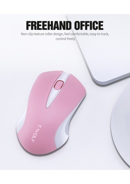 Kablosuz Fare, Ratel 2.4g Kablosuz Ergonomik Fare Bilgisayar Faresi Dizüstü Bilgisayar Faresi USB Fare Nano Alıcılı 3 Düğme Kablosuz Kablosuz Fareler Windows, Mac Için (Yurt Dışından)