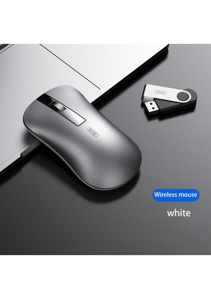 Kablosuz Bluetooth Fare Şarj Edilebilir Sessiz Bilgisayar Ofis Oyunu Sevimli MacBook Asus Lenovo Dizüstü Bluetooth Fare (Yurt Dışından)