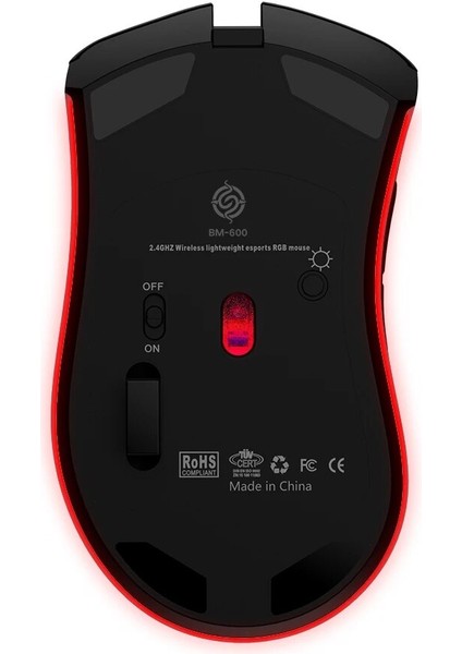 BM600 Şarj Edilebilir Oyun Faresi USB 2.4g Kablosuz Rgb Işık Petek Oyun Faresi Masaüstü Pc Bilgisayarlar Dizüstü Dizüstü Fareler (Yurt Dışından) fiyatları
