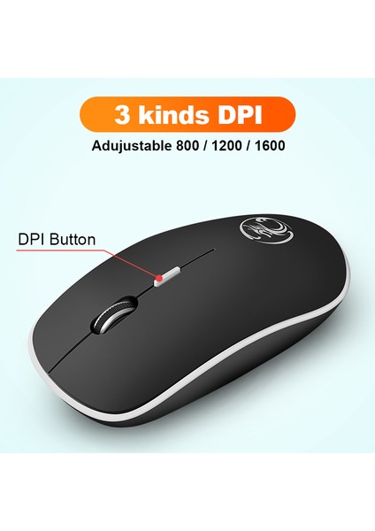 Kablosuz Fare Sessiz Bilgisayar Faresi 1600 Dpı Ergonomik Mause Gürültüsüz Ses USB Pc Fareler Dilsiz Kablosuz Fare Dizüstü Için (Yurt Dışından) modelleri