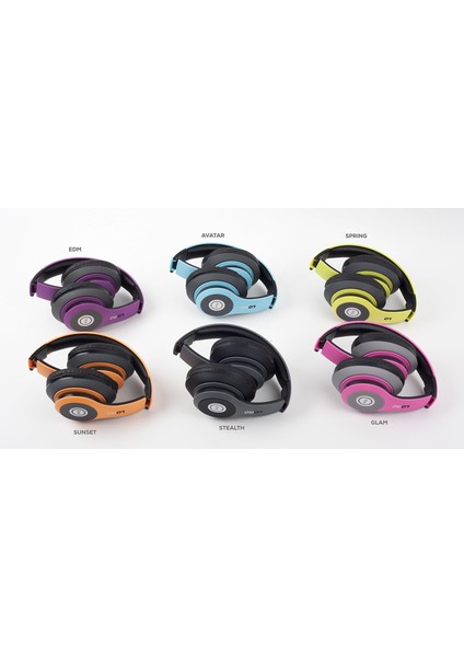 Bluetooth Kulak Üstü Kulaklık, Kablosuz ve Kablolu Katlanabilir Kulaklık Dahili Mikrofon, Fm, Mikro Sd Kart Yuvası - (Turuncu) Yetişkin Çocuk Erkek Kadın (Yurt Dışından)