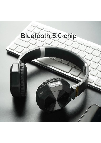 Kulak Üstü Kulaklık Yumuşak Kulaklıklar Hi-Fi Stereo Özellikli Katlanabilir Hafif Kablosuz Kulaklık, 5.0 Bluetooth Kulaklık, Gürültü Önleyici Kulaklık, Kablosuz Kulaklık Cool Stuff Bir (Yurt Dışından)