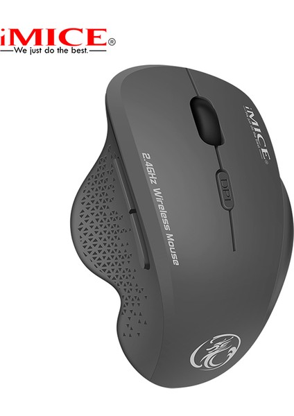 Kablosuz Fare Ergonomik Bilgisayar Faresi Oyun Pc USB Alıcılı Optik Mause 2.4 Ghz Mini Kablosuz Fareler 1600 Dpı Dizüstü Bilgisayar Için (Yurt Dışından)