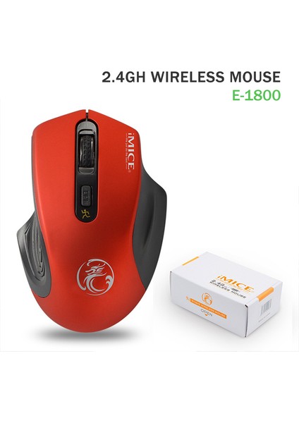 2.4g Kablosuz Fare Bilgisayar Faresi Ergonomik Fare Oyun 1600 Dpı USB Optik Mause Gamer Pc Fareler Kablosuz Bilgisayar Dizüstü Bilgisayarı Için (Yurt Dışından) fırsatları