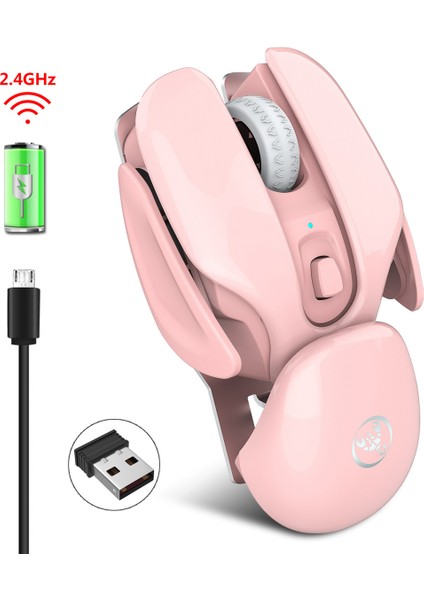 Kablolu Oyun Faresi Sessiz Tıklama, 3 Ayarlanabilir Dpı'lı Ergonomik Kablolu USB Bilgisayar Faresi, Nefes Alan LED Işık, Pc, Dizüstü Bilgisayar, Bilgisayar ile Uyumlu 4 Düğme (Yurt Dışından)