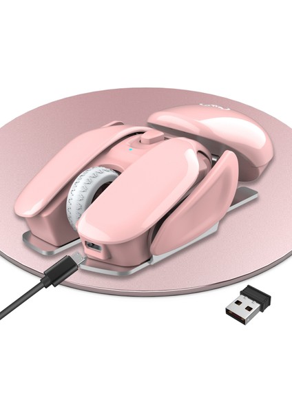 Kablolu Oyun Faresi Sessiz Tıklama, 3 Ayarlanabilir Dpı'lı Ergonomik Kablolu USB Bilgisayar Faresi, Nefes Alan LED Işık, Pc, Dizüstü Bilgisayar, Bilgisayar ile Uyumlu 4 Düğme (Yurt Dışından)