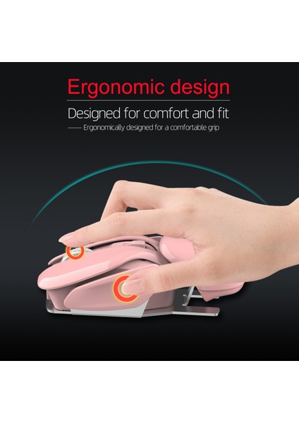 Kablolu Oyun Faresi Sessiz Tıklama, 3 Ayarlanabilir Dpı'lı Ergonomik Kablolu USB Bilgisayar Faresi, Nefes Alan LED Işık, Pc, Dizüstü Bilgisayar, Bilgisayar ile Uyumlu 4 Düğme (Yurt Dışından)