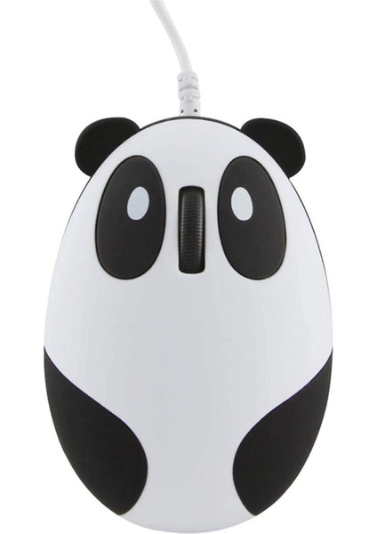 Panda Şekilli Kablolu Fare Süper Sevimli Hayvan Serisi Karikatür Mini Taşınabilir Seyahat Yenilik Küçük Kablolu Fareler Bilgisayar Dizüstü Pc Masaüstü Okul Için Ev (Yurt Dışından)