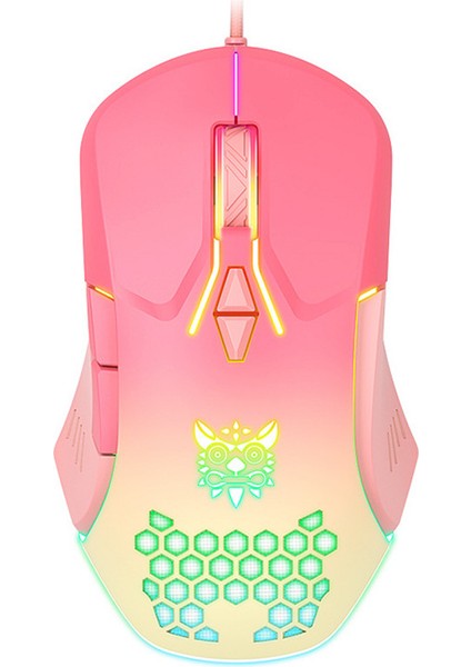 Kablolu Oyun Faresi Oyun Aydınlatmalı Rgb Pc Kablolu Rgb Pc 7 Düğmeli Kablolu Fare 7 Arka Işık Modu Windows Pc Dizüstü Bilgisayar Oyuncuları Için 6400 Dpı'ye Kadar Şeftali Degrade (Yurt Dışından)