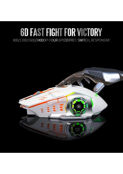 Renkli Dilsiz Kablosuz Fare, USB Şarj Edilebilir Ofis Oyun Dizüstü Veya Bilgisayar Yaratıcı Fare (Yurt Dışından) fiyatları