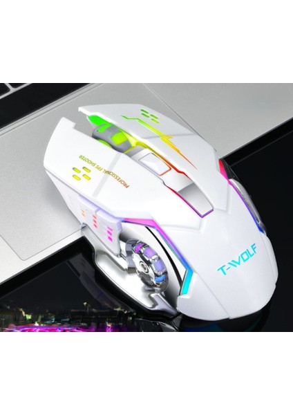 Renkli Dilsiz Kablosuz Fare, USB Şarj Edilebilir Ofis Oyun Dizüstü Veya Bilgisayar Yaratıcı Fare (Yurt Dışından) modelleri