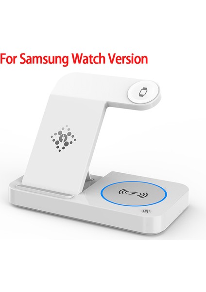 30W 3'ü 1 Arada Katlanabilir Kablosuz Şarj Istasyonu iPhone 14 13PRO Apple Watch 7/6 Samsung Galaxy Watch Şarj Cihazları 4/3 S22 S21 (Yurt Dışından) fiyatları