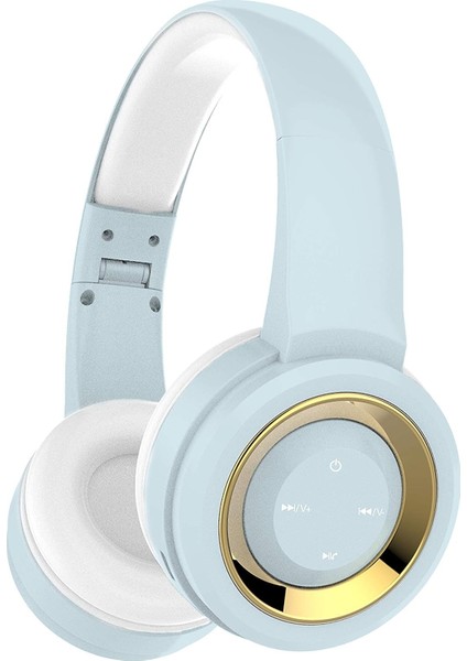 Premium Lyrix Kablosuz Bluetooth Kulak Üzerinden Ses Kontrolü Konforlu Yastıklı Stereo Kulaklıklar; Kulaklık (Yurt Dışından)