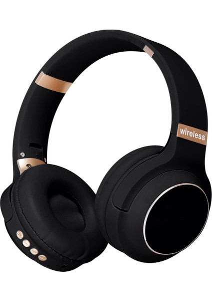Kulak Üstü Bluetooth Kulaklık, Kablosuz ve Kablolu Katlanabilir Kulaklık Dahili Mikrofon, Fm, Micro Sd Kart Yuvası, Seyahat/ofis/cepfon Için Mikrofonlu Hifi Stereo Kulaklık (Yurt Dışından)
