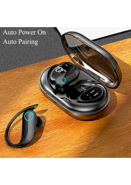 Açık Kulak Kablosuz Kulaklıklar Bluetooth Kulaklıklar Kablosuz Kulaklıklar Bluetooth Kulaklıklar Kablosuz Kulaklıklar Bluetooth Kulaklıklar (G37-SIYAH) (Yurt Dışından)