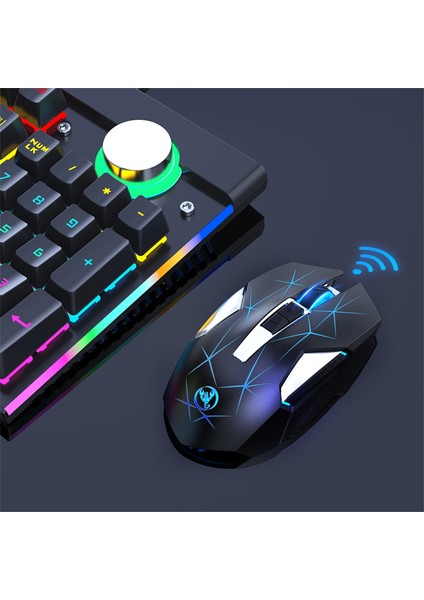 Şarj Edilebilir Kablosuz Fare Bilgisayar Faresi Gamer 2.4g 400 Dpı Ergonomik Ayarlanabilir Ofis Ev Pc Fareler Dizüstü Pc Oyun Faresi (Yurt Dışından)