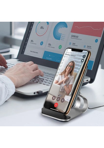 15W Kablosuz Şarj Standı Pad Metal Telefon Tutucu iPhone Için Şarj Cihazları 14 13 12 11 Xiaomi Samsung Hızlı Kablosuz Şarj Istasyonu (Yurt Dışından) indirimleri