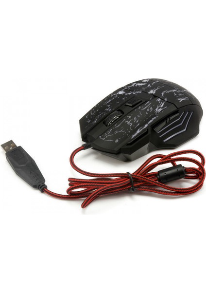 Dpı 7 Düğme LED Optik USB Kablolu Oyun Faresi Pro Gamer Için (Yurt Dışından)