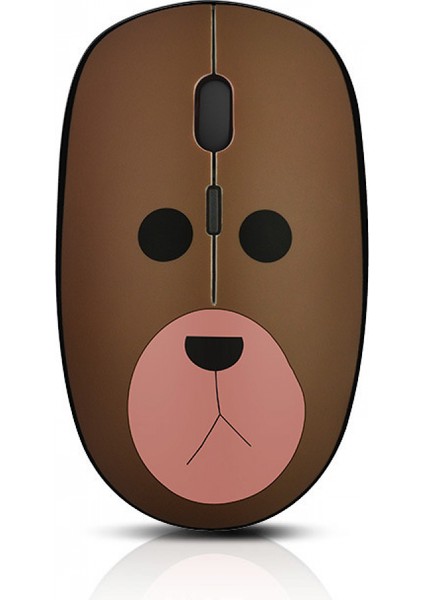 2.4 Ghz Akülü Fare USB Alıcı Çocuk Fare Çocuk Oyun Faresi Dizüstü Bilgisayar, Dizüstü Bilgisayar, Pc, Masaüstü (Winnie The Pooh) (Yurt Dışından)