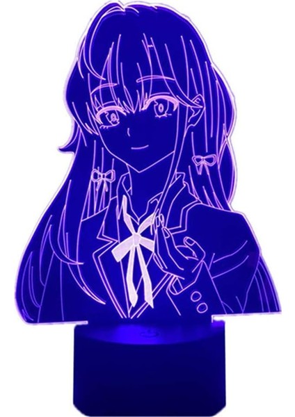 USB Uzaktan Dokunmatik Taban 3D Anime Waifu Mai Sa Mai Sakurajima 9 (Yurt Dışından)