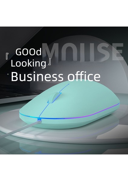P2 Kablolu Sevimli Mini Fare Ev Ofis Dizüstü Masaüstü Aydınlık Sevimli Evrensel Fare USB 1600 Dpı Optik Yaratıcı Bilgisayar (Yurt Dışından)