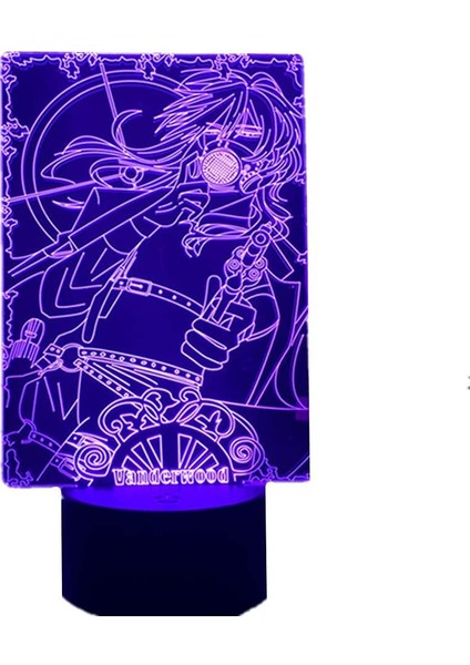 3dyycx Akrilik LED 3D Lamba Mistik Messenger LED Ni Mistik Messenger 7 (Yurt Dışından)