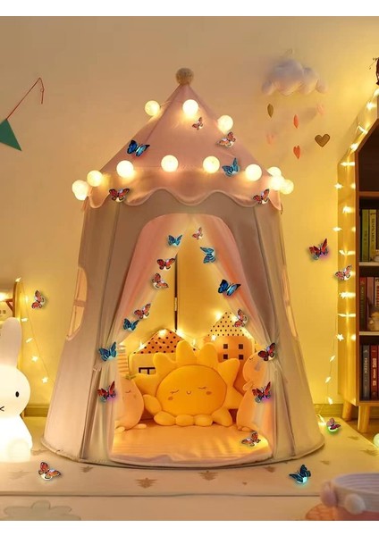 LED Kelebek Gece Işıkları, 20 Adet 3D Parlayan Butte (Yurt Dışından)