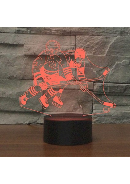 Soyutlayıcı 3D Ayçiçeği Optik Yanılsama Modeli Vi Buz Hokeyi Oynarken (Yurt Dışından) fiyatları