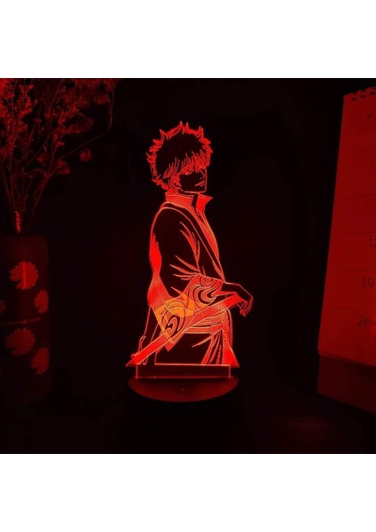 Anime Lamba Gece Lambası Illusion Light Gintama Figu (Yurt Dışından)