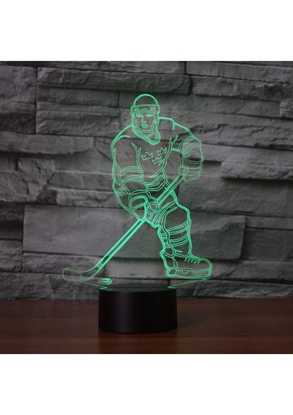 Spor Hokeyi Ceative Noel 3D Masa Lambası Touc (Yurt Dışından) fiyatları