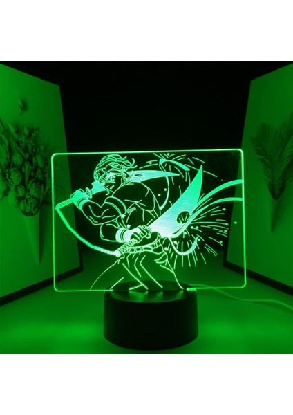 3D Illusion Anime Şeytan Avcısı LED Işık (Yurt Dışından) fırsatları